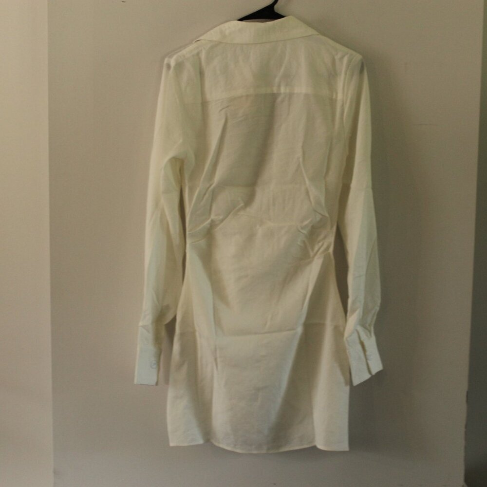 Choosy Crosby Plunging Shirt Dress Size 2 - Picture 3 of 10